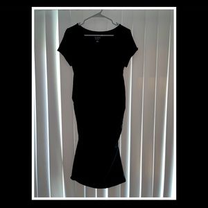 Isabel Maternity Black Summer Dress Medium